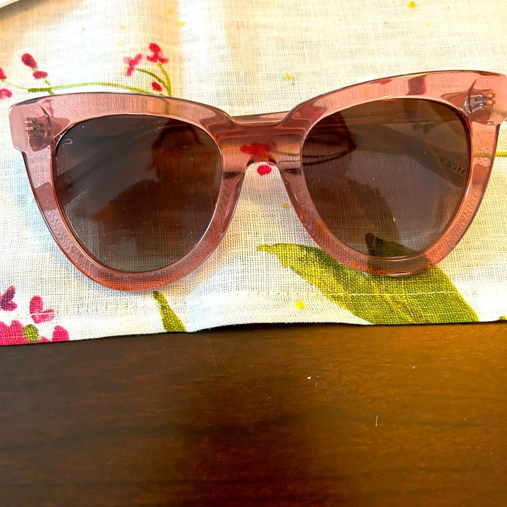 La Vita Pink Acetate frame women’s sunglasses